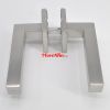 Stainless Steel Square Lever Door Handle With Escutcheon