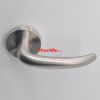 Beautiful double sided stainless steel high security solid lever lock set glass door handle for interior doors price