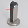 Popular stainless steel black rubber cap door stopper , sliding glass shower door stopper