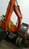 used HITACHI EX100WD Wheel excavator