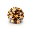 High quality loose moissanite Vivid Brown round cut Carat-1.00ct_6.80mm