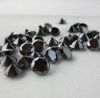 High quality loose moissanite Jet Black round cut Carat-1.00ct_6.80mm