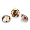 High quality loose moissanite Vivid Brown round cut Carat-1.00ct_6.80mm