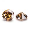 High quality loose moissanite Vivid Brown round cut Carat-1.00ct_6.80mm