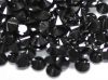 High quality loose moissanite Jet Black round cut Carat-1.00ct_6.80mm