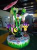 three seats lotus amusement carousel ride on toy
