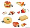 Hamburger USB PVC Food USB flash drive Rubber Food USB pen drive Food