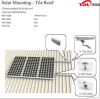 Tin roof solar mounting