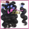 Double wefts virgin Peruvian hair extension, about 100g/pc, tangle free
