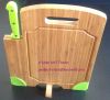 free-stand multi-function bamboo cutting board