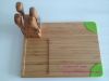 free-stand multi-function bamboo cutting board