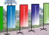 advertising flag, election flag, promotional rectangular flag banner