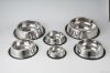 Stainless steel pet bowls