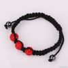 Aquamrine Color 3PCS Crystal Shamballa Rhinstone Bracelet SBR0042