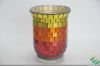 Crack Mosaic Candle Holder