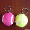 Mini tennis ball keychain