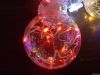 LED light with Christmas ball