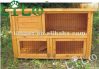 Wood rabbit hutch cage house R0790