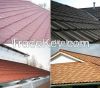 Forest green classical / bond stone coated steel roofing tile/stone coated roofing tiles