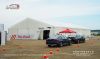 20m width clear span car show tent with alumnium frame and PVC fabric