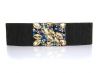 women elastic rhinestone belts