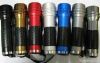 12 LED white light aluminum led flashlight D18