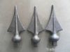 wrought iron spear poi...