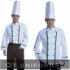 100% Cotton Chef Uniforms with Chef Coats + Pants + Aprons