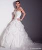 High Quality Ball Gown Strapless Chapel Train Pick-ups Wedding Dress