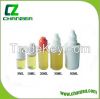Plastic bottle with long thin dripper and childproof &amp; tamper cap PET amber e-liquid amber/brown Vapour bottle/
