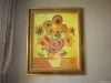 Handpainted oil painting Vincent Sunflower