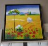 Handpainted Acrylic Painting Golden field