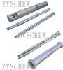 twin double screw for plastic extruder