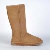 Classic Tall Chestnut sheepskin Boots, snow boot