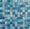 Stripe with glitter crystal glass mosaic STRIPE BLUE