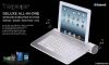Bluetooth keyboard with bluetooth speaker for  IPAD/Tablet