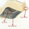 aluminum foil three side sealing plastic bags with ziplock