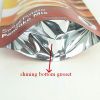 aluminum foil colored zip lock plastic bags