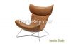 Imola chair exactly copy from Boconcept, Leather imola chair with stainless steel leg