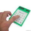 Ultra Thin Solar Power Touch Screen Transparent Promotional Calculator