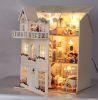 2013 DIY doll house, dollhouse with furniture, wooden dollhouse miniat