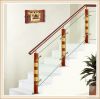 Aluminum and wood balustrade for stair