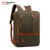 OEM factory China urban college school canvas multi-function backpack