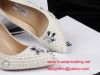 Pearl j-immy fashion diamond lady's wedding shoes pointed stiletto shoes