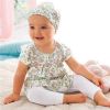 flower baby girls sets/baby suits