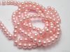 Jewelry accessories, DIY Beaded, glass imitation pearls( tender pink)