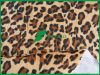 100% polyester animal print velboa