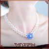 rice, alloy chain freshwater bali pearl jewelry fashion