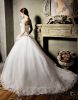 Quality Made Designer Capsleeve Lace Wedding Dress