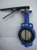 CI Body Two Half Shaft Hand Lever Wafer Type Butterfly Valve